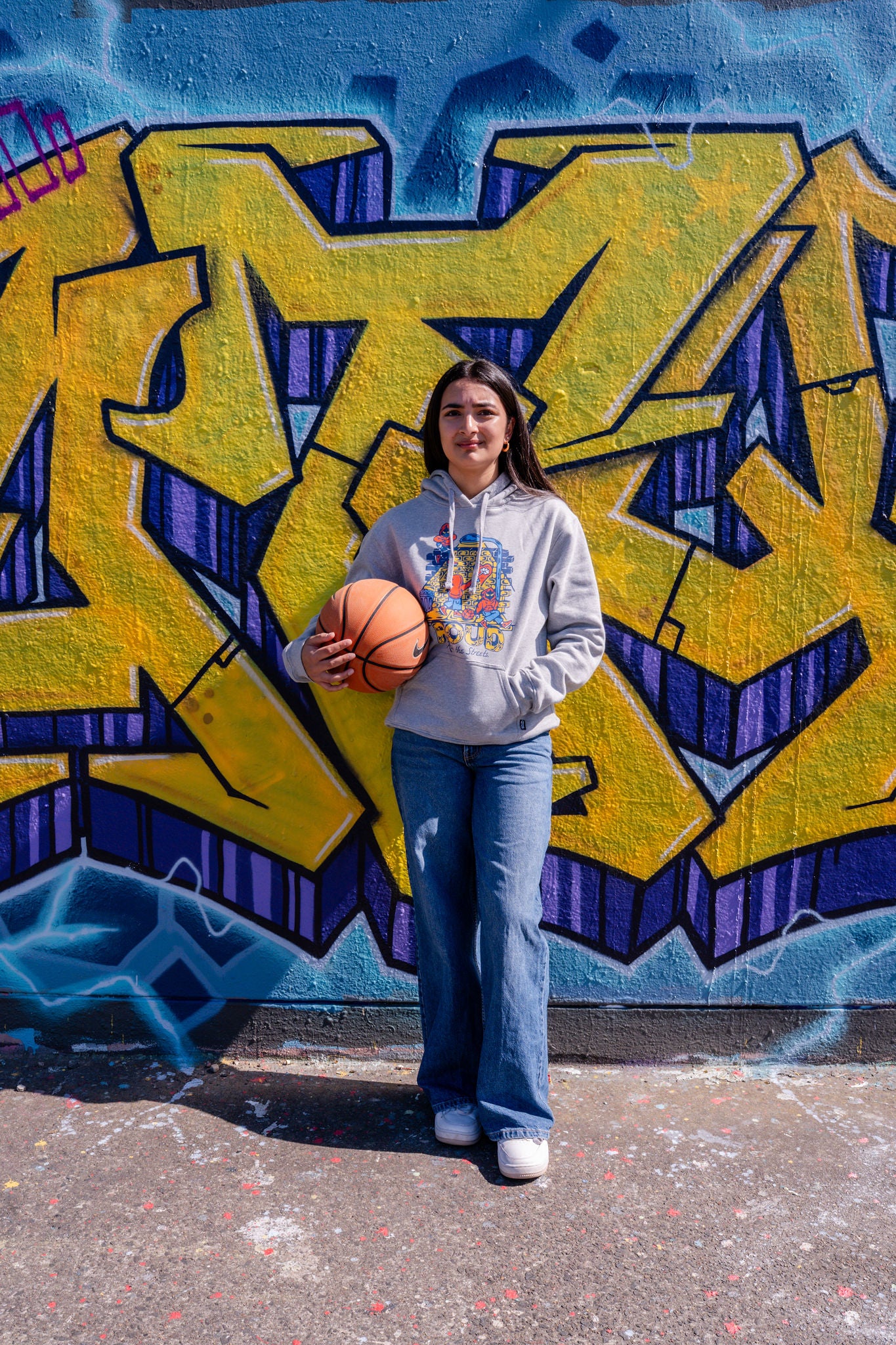 ROUD GRAFFITI HOODED FLEECE