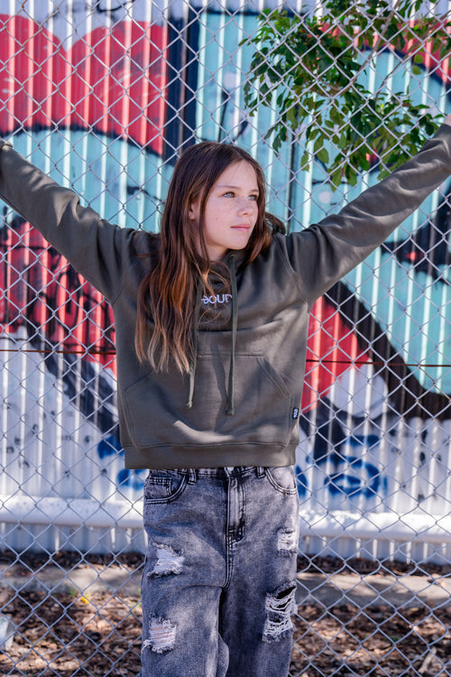 ROUD CLASSIC HOODIE - OLIVE