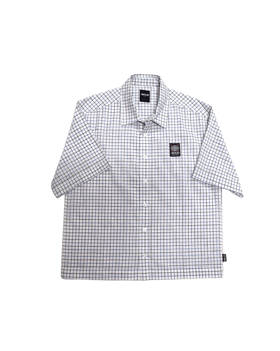ROUD GLOBAL SHORT SLEEVE SHIRT - WHITE CHECK