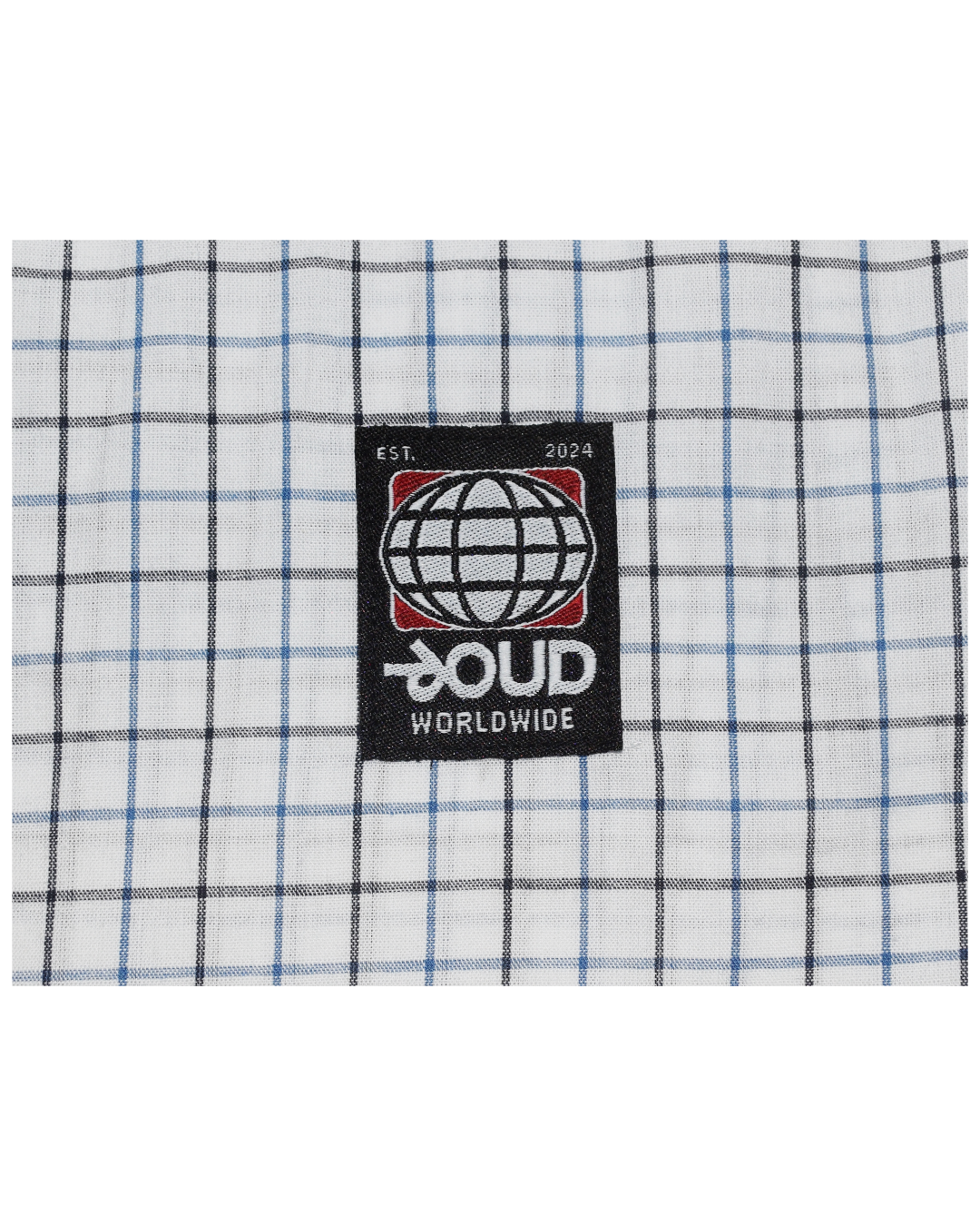 ROUD GLOBAL SHORT SLEEVE SHIRT - WHITE CHECK